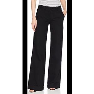 NEW Hudson Black Nico Midrise Wide Leg Trouser 225